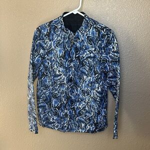 Christopher & Banks Multicolor Patterned Blazer